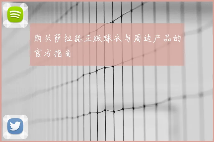 购买萨拉赫正版球衣与周边产品的官方指南